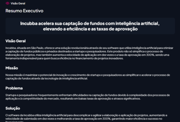 software-para-plano-de-negocios-gratuito-incubba-resumo-executivo software-para-plano-de-negocios-gratuito-incubba-resumo-executivo